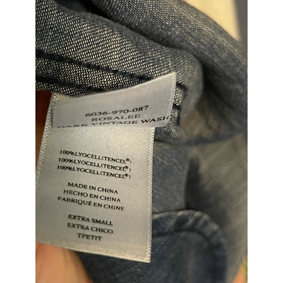 Anthropologie Rails Rosalee Tie Chambray Top - Picture 8 of 9